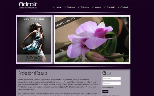 Adroit Joomla Template