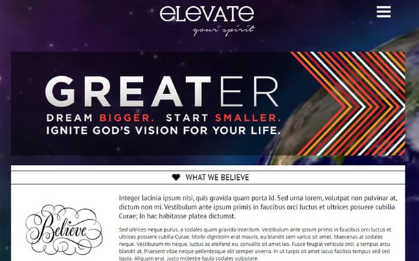 Elevate Joomla Template