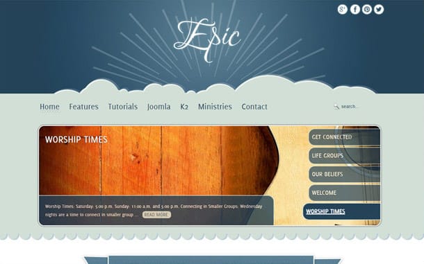 Epic Joomla Template