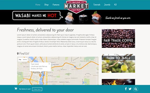 Market Joomla Template