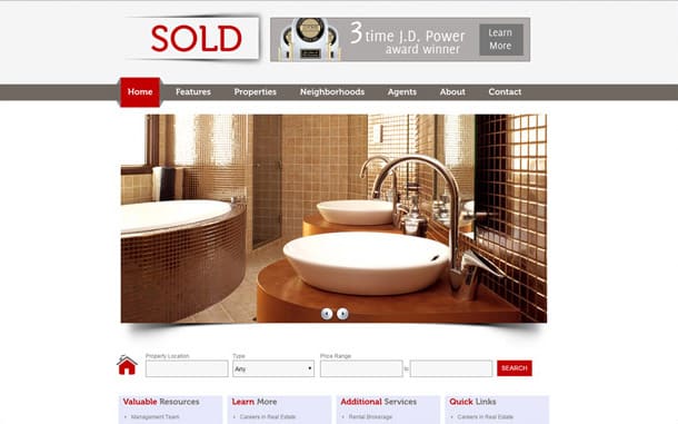 Sold Joomla Template