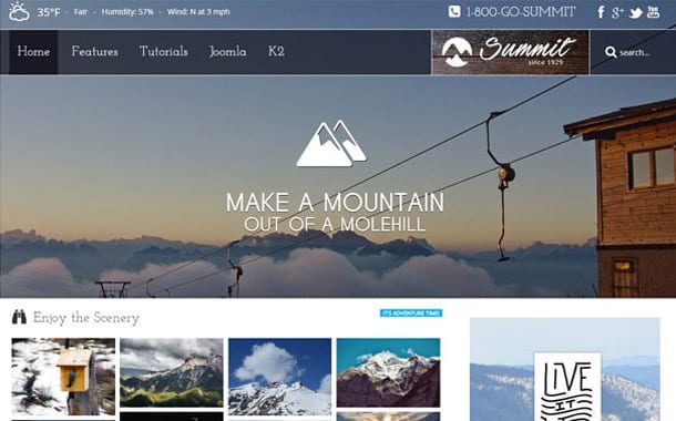 Summit Joomla Template