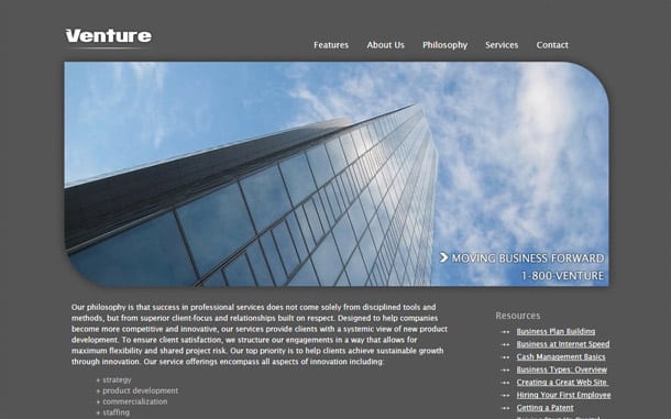 Venture Joomla Template