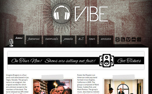 Vibe Joomla Template