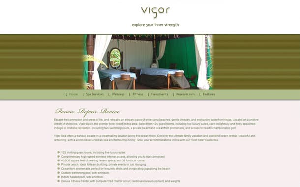 Vigor Joomla Template