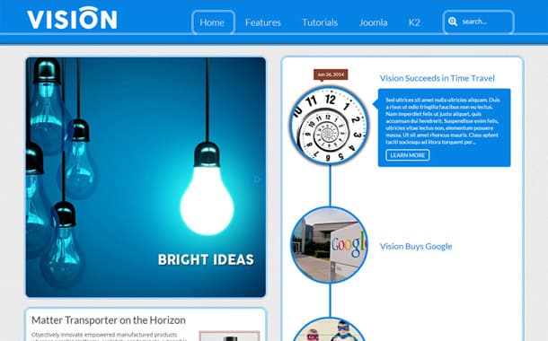 Vision Joomla Template